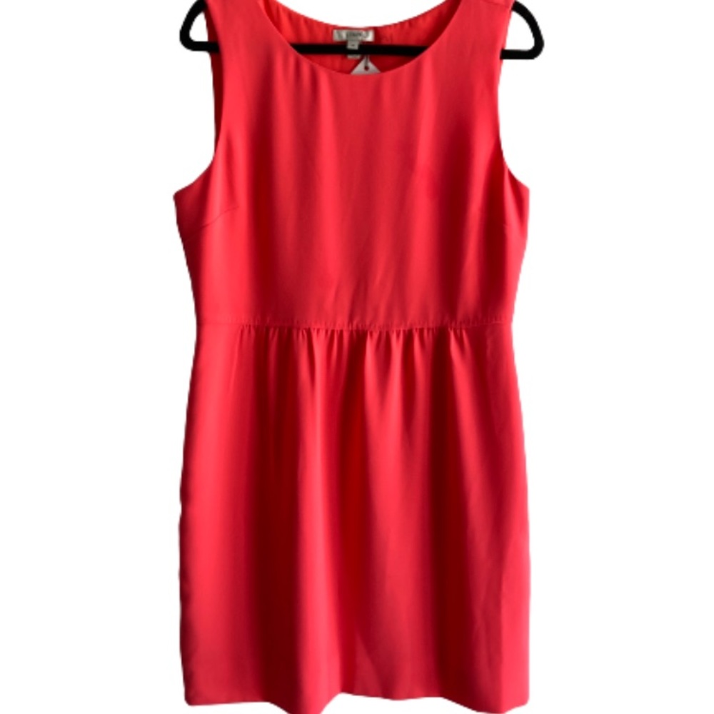 J.CREW | watermelon sleeveless dress